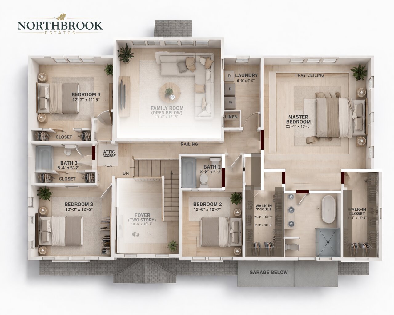 Northbrook Estates - 3 Car Garage Floor Plan_page-0002